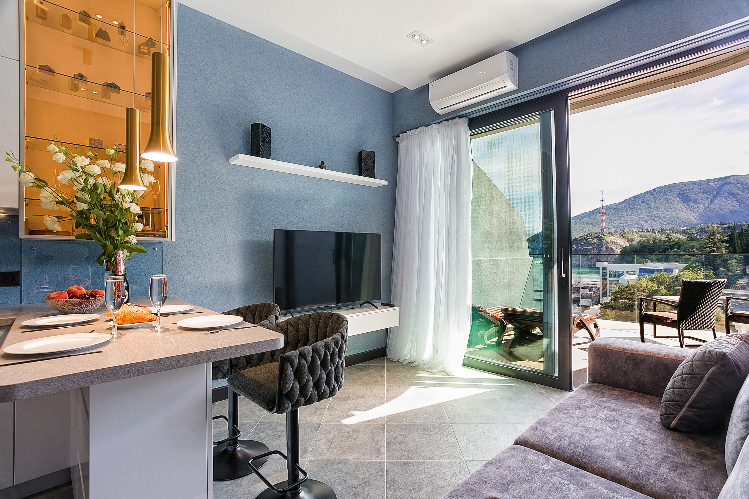 Партенит, Аю-Даг Resort & SPA, 2-комн., 65 м², с террасой/балконом